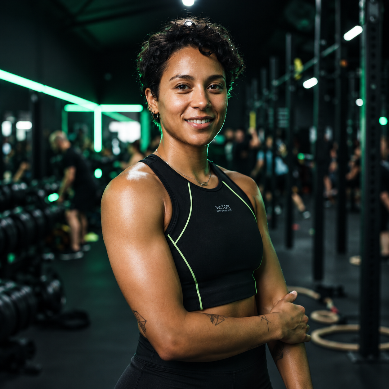 Personal trainer em academia