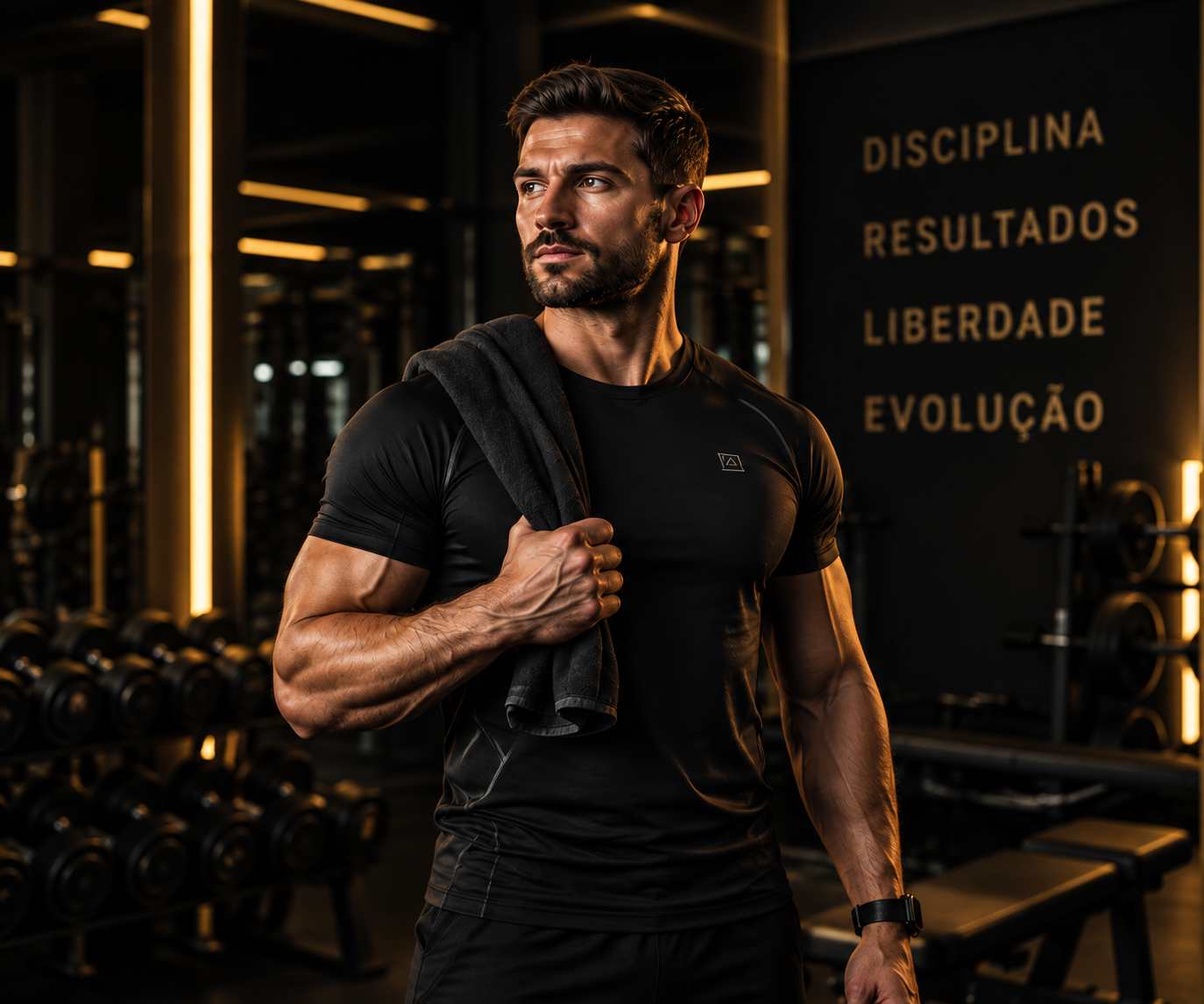 Personal trainer em academia